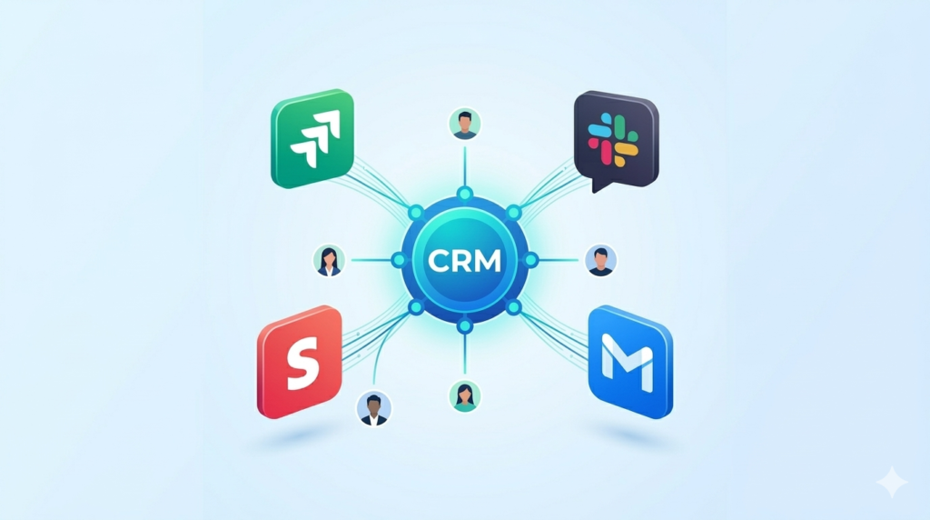 A modern female advisor stands at a desk analyzing conflict check data in a secure office.
